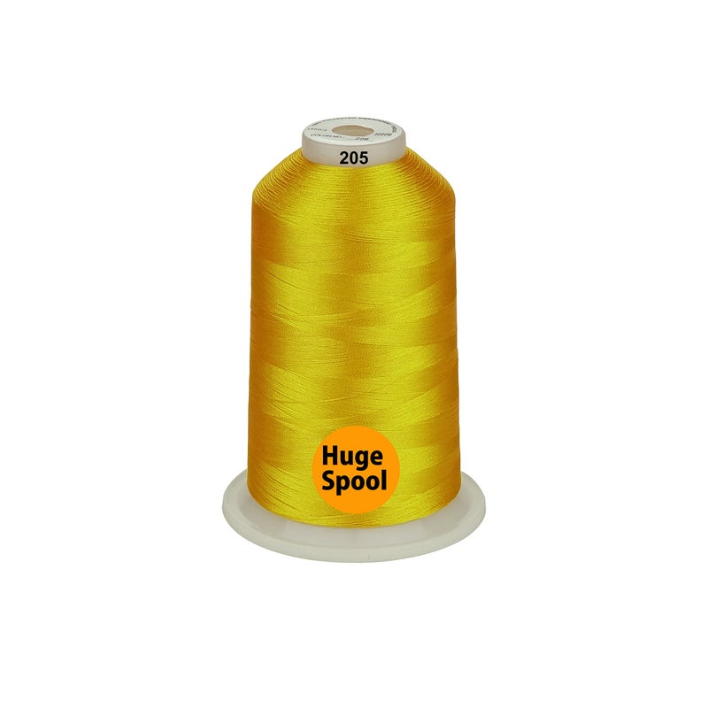 Simthread - 33 Selections - Various Assorted Color Packs of Polyester Embroidery Machine Thread Huge Spool 5500Y for All Purpose Sewing Embroidery Machines - Essential Color 2 - Image 4